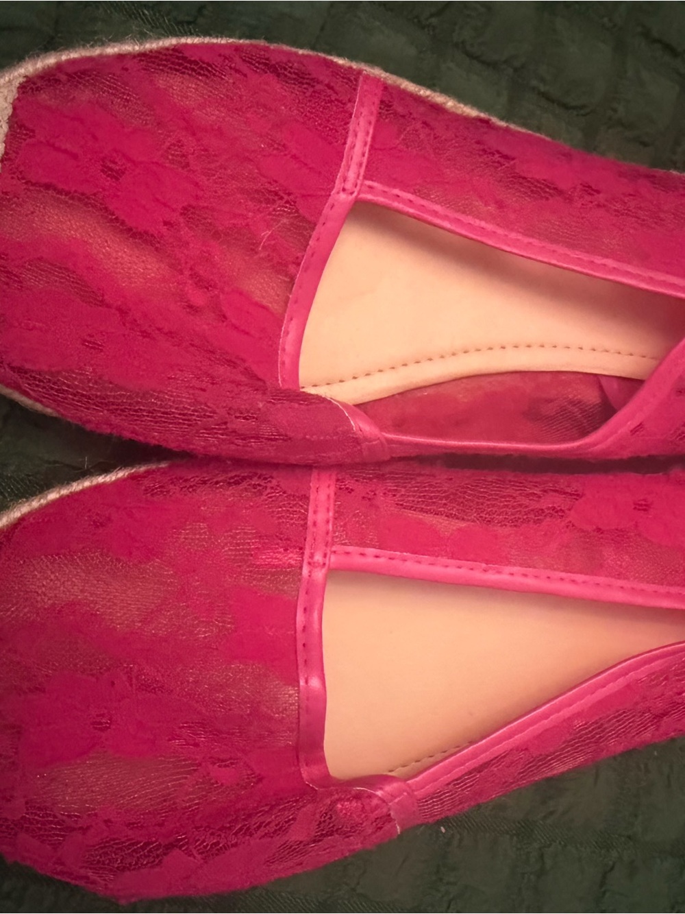 torrid Lace Espadrille Flats - Pink